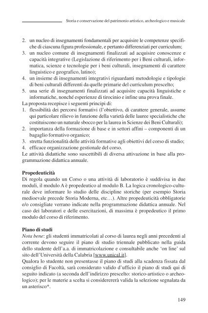 Guida dello Studente 2005-2006 - CSDIM - Università della Calabria