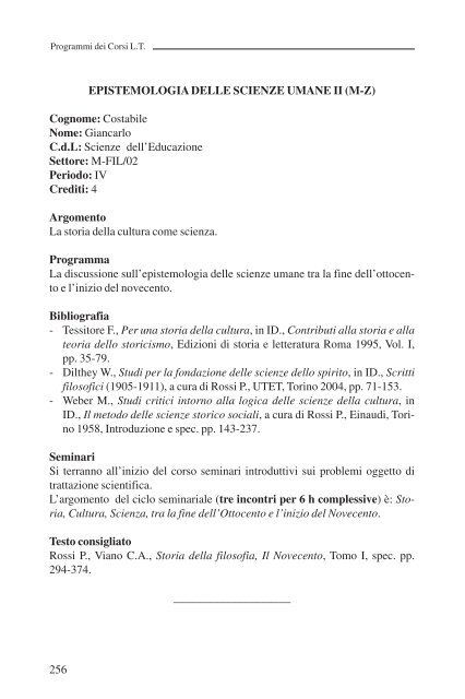 Guida dello Studente 2005-2006 - CSDIM - Università della Calabria