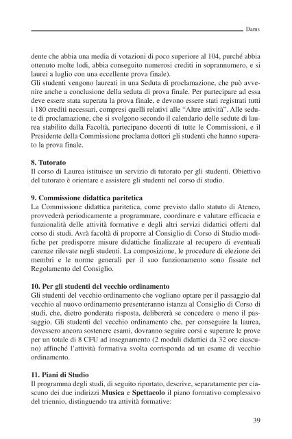 Guida dello Studente 2005-2006 - CSDIM - Università della Calabria