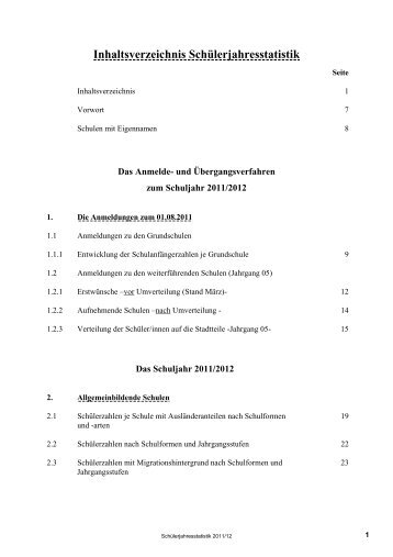 04SchulanschriftenlisteEigennamen 2011 - Stadt Gelsenkirchen ...