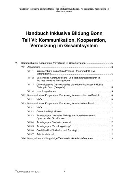 Einladung/Tagesordnung - Integration in Bonn