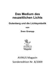 Das Medium des neuzeitlichen Lichts - Avinus Magazin - AVINUS ...
