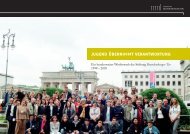 jugend übernimmt verantwortung - Stiftung Brandenburger Tor