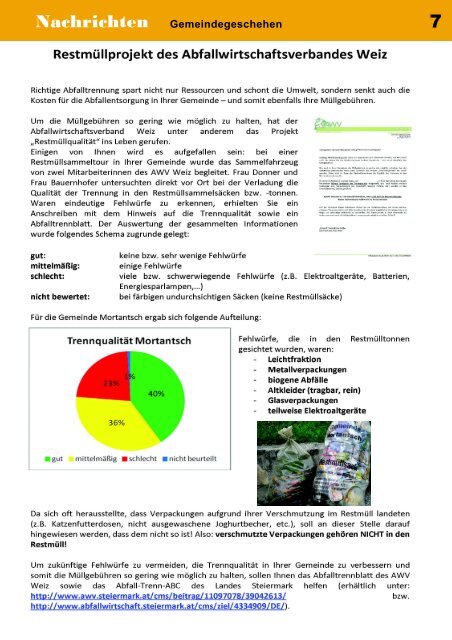 Nachrichten 11 Nachrichten - Mortantsch