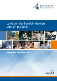 Leitfaden der Berufsbildenden Schulen Burgdorf