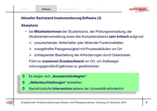 Vortragsfolien - STiNE - Universität Hamburg