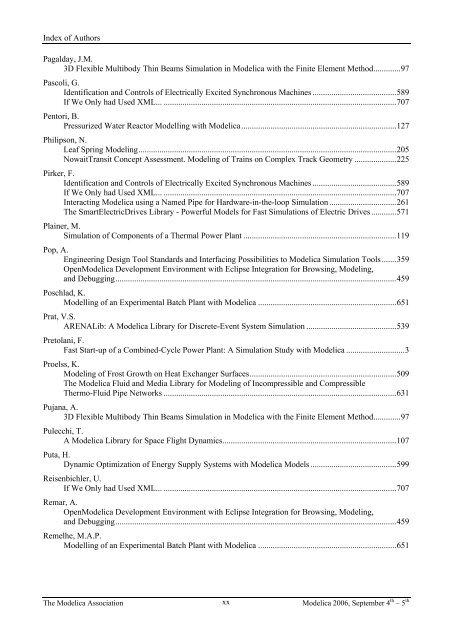 Proceedings of the 5th International Modelica Conference Volume 2