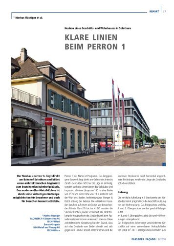 klare Linien Beim Perron 1 - Fachwerk