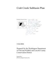 Crab Creek Subbasin Plan - Northwest Power and Conservation ...