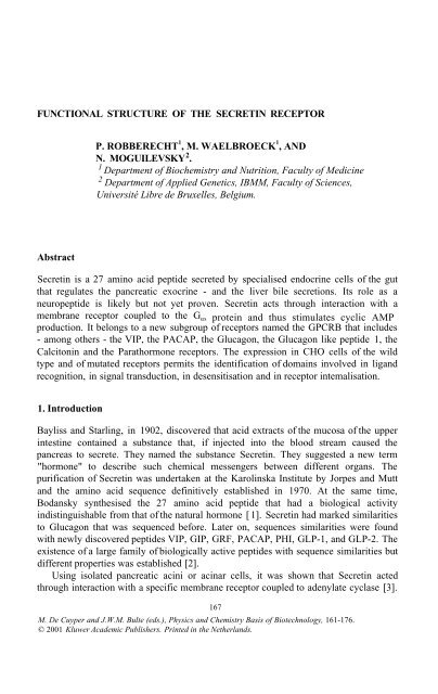 Physics And Chemistry Basis Of Biotechnology - De Cuyper - tiera.ru