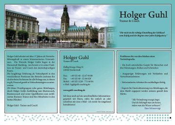 Holger Guhl Coaching Infoflyer 1