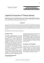 Liquid kit for Preparation of rhenium-etidronate - Ipen