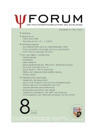 Broschüre 03 PDF.p65 - Psychotherapeutenkammer des Saarlandes