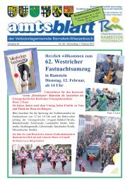 AMTSBLATT Nr. 6 vom 07.02.2013 - Ramstein-Miesenbach