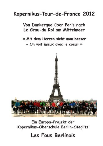 Tourbuch (PDF) - Kopernikus-Oberschule Berlin-Steglitz