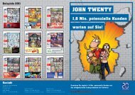 JOHN TWENTY 1 8 Mio. potenzielle Kunden warten auf ... - Factum AG