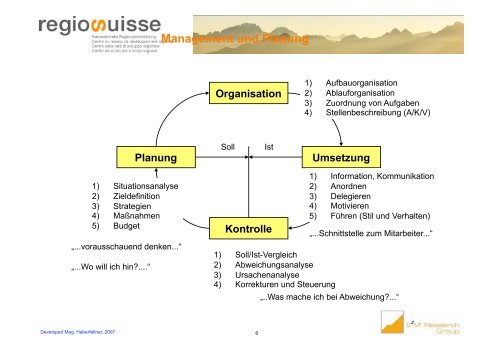 Stakeholder Analyse - Regiosuisse