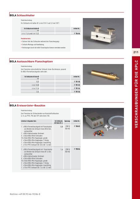 Profi-Laborbedarf aus Hochleistungskunststoffen PTFE ... - BOLA