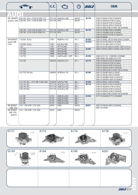 BOMBAS DE AGUA•WATER PUMPS•WASSERPUMPEN•POMPES ...