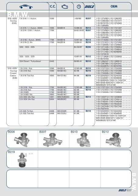 BOMBAS DE AGUA•WATER PUMPS•WASSERPUMPEN•POMPES ...