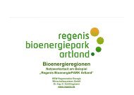 BioenergiePARK Artland FNR Frau Grätz - Bioenergie-Regionen