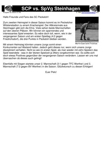 Der Peckeloher Saisonausgabe 02_2007_2008 - SC Peckeloh