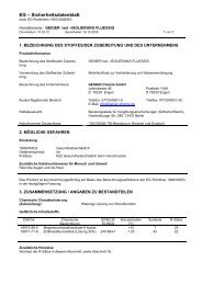 Sicherheits-Datenblatt