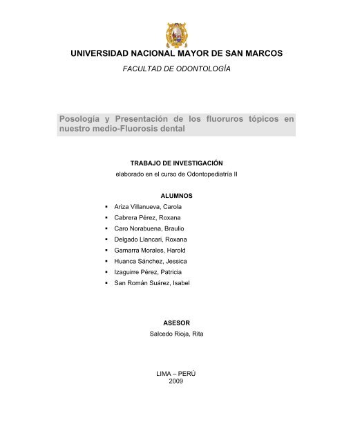 Texto completo PDF - Sistema de Bibliotecas de la UNMSM ...