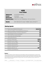 ABB - Ethos