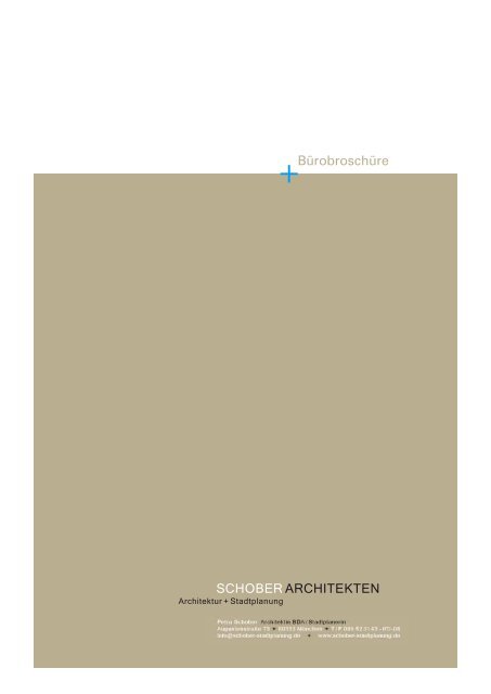 Bürobroschüre - schober-stadtplanung