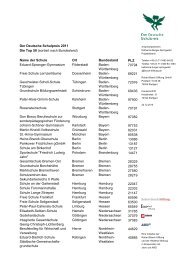 Liste der Schulen - PDF - Der Deutsche Schulpreis - Robert Bosch ...