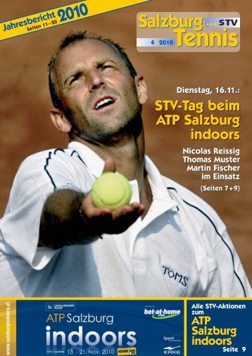 Jahresbericht 2010 - Salzburger Tennisverbandes