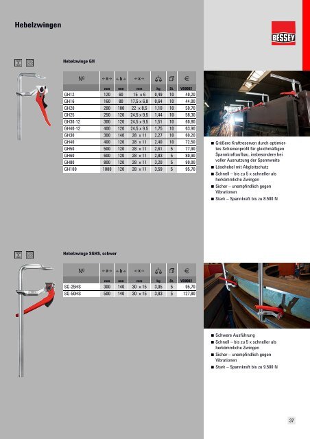 Bessey-Katalog - Schreinerhandel.de