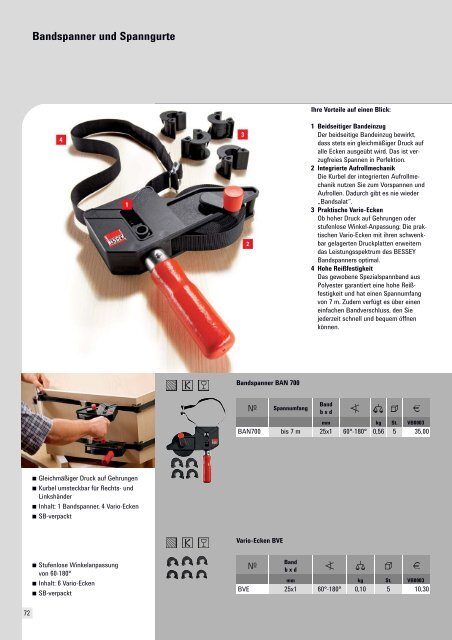 Bessey-Katalog - Schreinerhandel.de