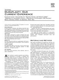 Duraplasty: Our Current Experience - 3 go / dental&marketing