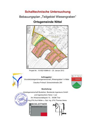 âTeilgebiet Wiesengrabenâ Ortsgemeinde Nittel - Konz