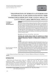 transposition of serratus anterior and intercostal - Revista Cercetări ...