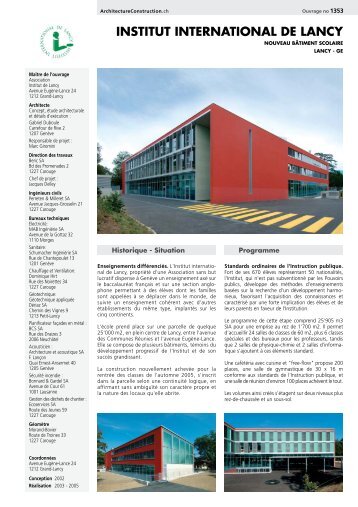 Institut International de Lancy - Beric SA