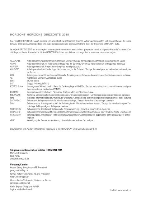 TagungsunTerlagen DocumenTaTion - horizont 2015