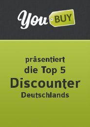 Die 5 größten Discounter Deutschlands