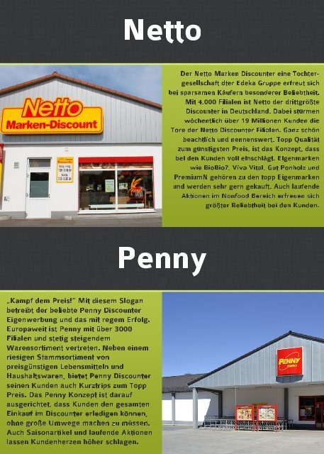 Die 5 größten Discounter Deutschlands