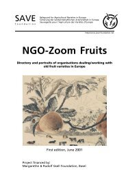 NGO-Zoom Fruits - SAVE Foundation