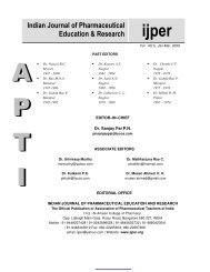 APTI ijper - Indian Journal of Pharmaceutical Education and Research