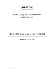 EM920 IEC 61850 - Satec