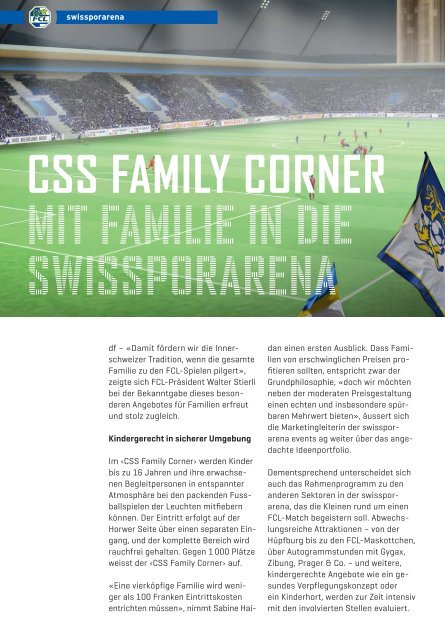 Ein Stück Schweizer Sportgeschichte Die Geburts- als ... - FC Luzern