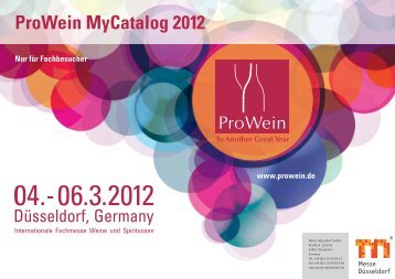 ProWein MyCatalog 2012