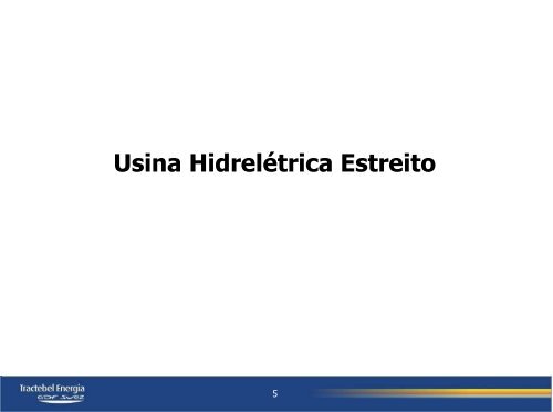 Usina Hidrelétrica Estreito