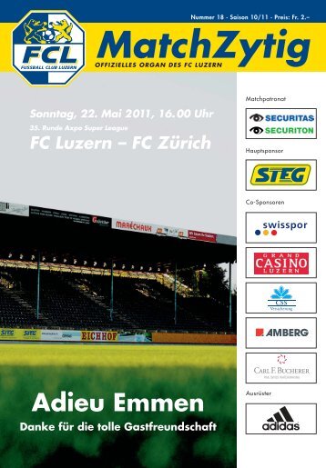 Matchzytig - FC Luzern