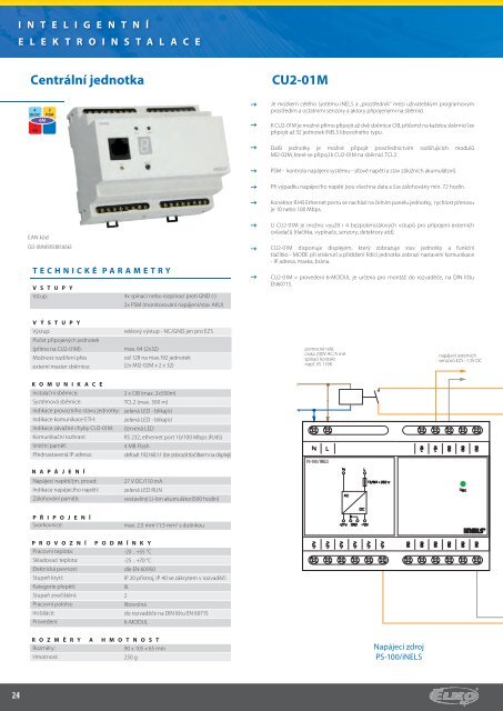 INTELIGENTNÍ ELEKTROINSTALACE www.inels.cz