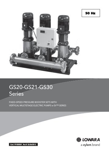 GS20-GS21-GS30 Series - Lowara